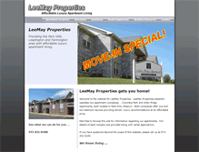 Tablet Screenshot of leemayproperties.com